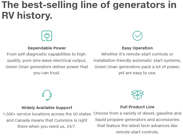 Onan Rv Generators California Rv Specialists