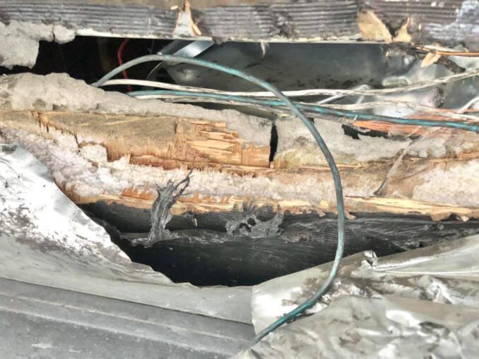 RV Tire Blowout Damage California RV Specialists