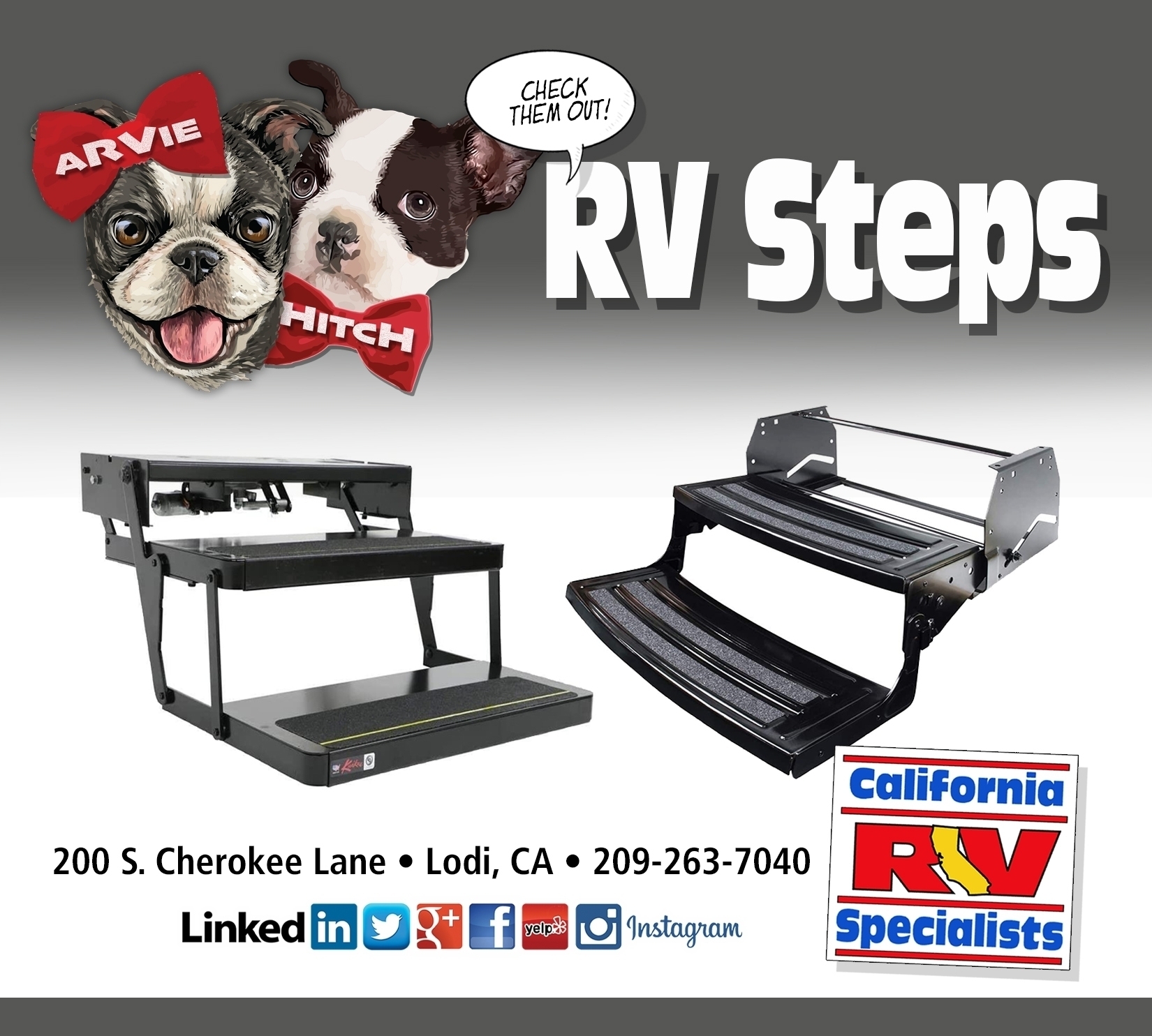 RV Entry Steps Upgrades & Repairs - California RV Specialists