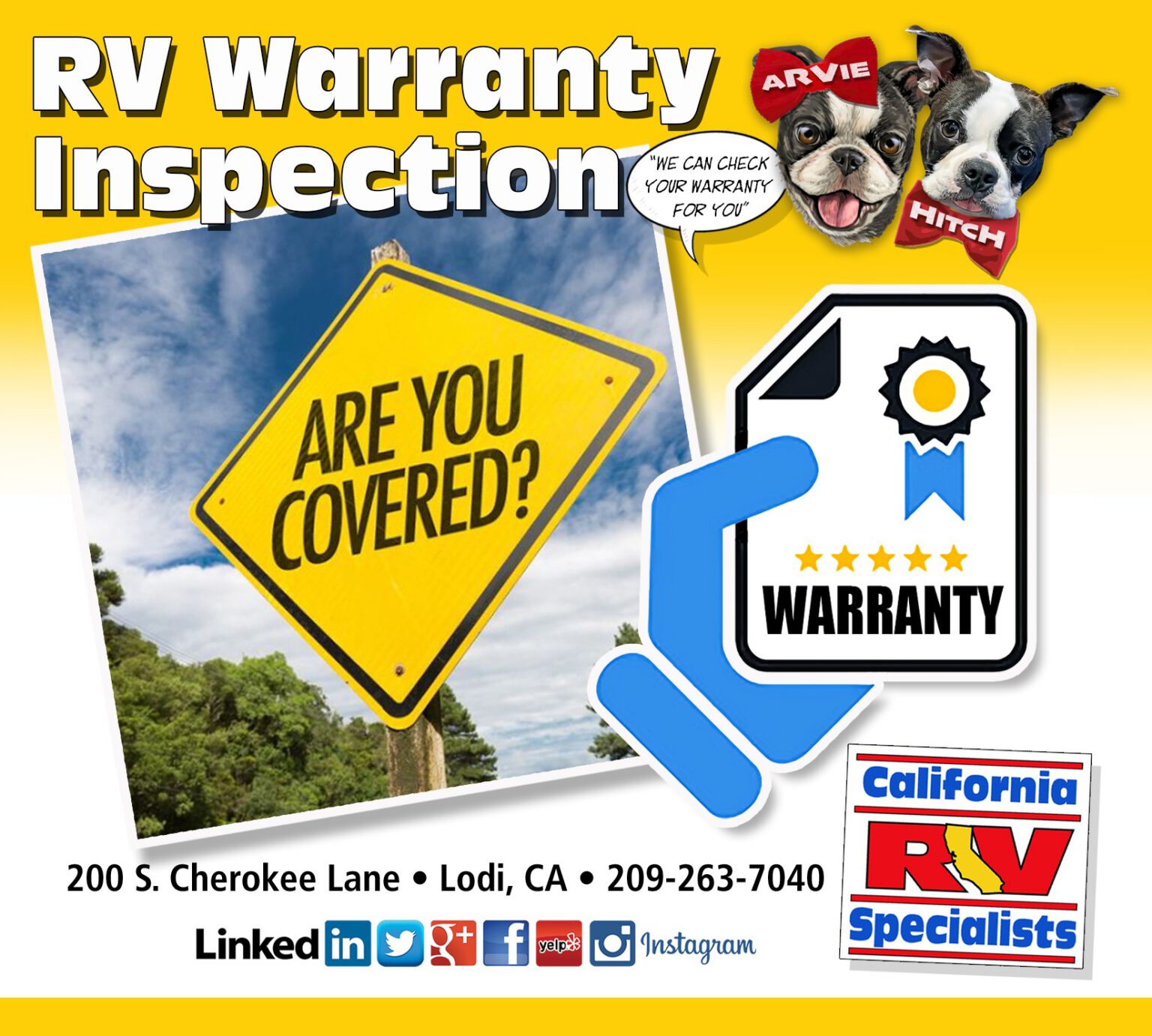 RV Warranty Inspection California RV Specialists