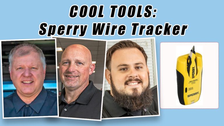 Make RV diagnostics easy with the Sperry Wire Tracker