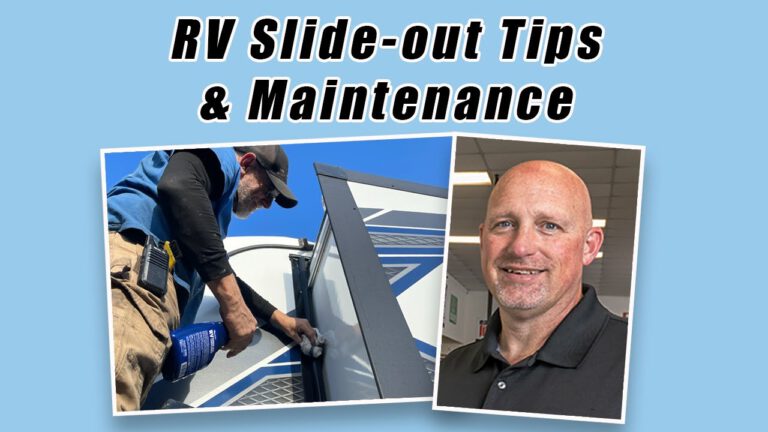 RV slide-out maintenance and tips