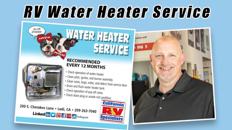 Finding and identifying your RV’s water heater information
