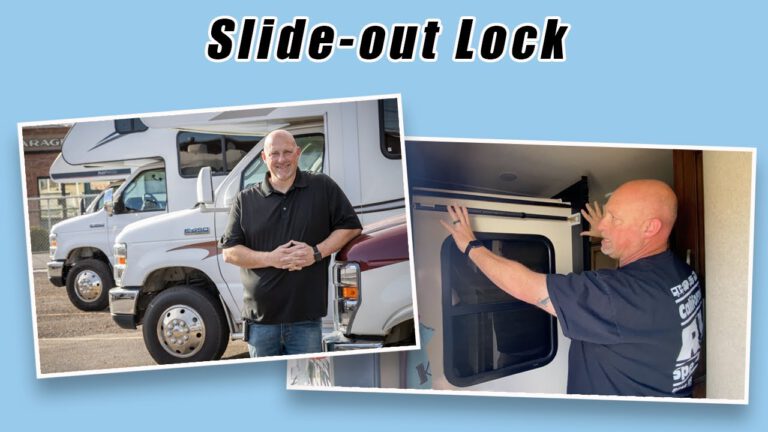 RV slide out locks prevent damage to your slide outs during travel