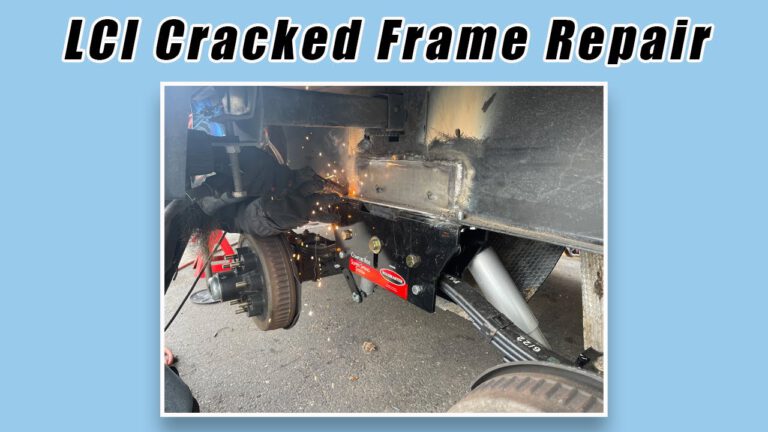 How to recognize RV frame cracks