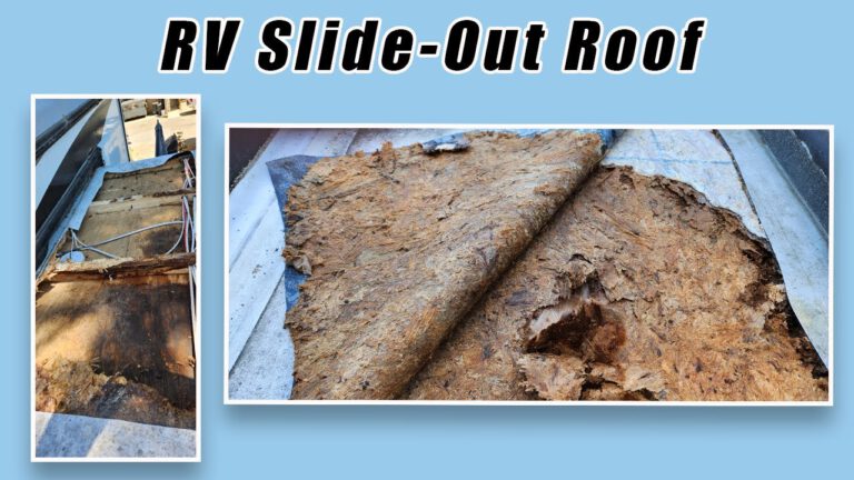 Preventing major water damage to your RV slide-out roof