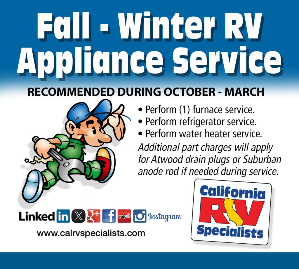 FallWinter Tuneup - California RV Specialists