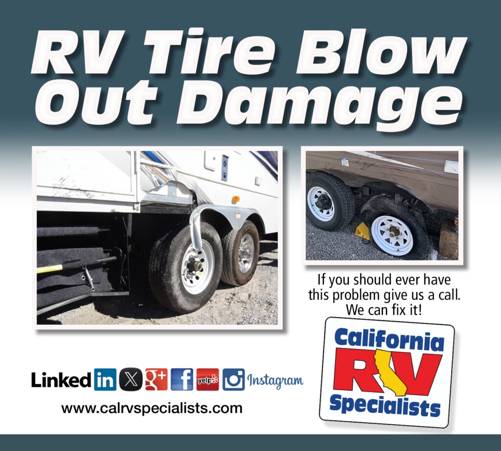 Tire Blowout - California RV Specialists