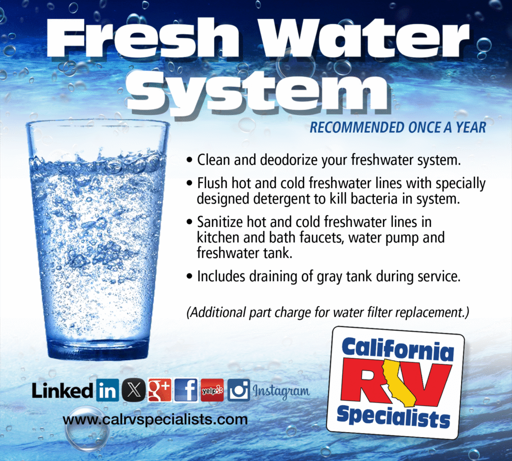 FreshWater System - California RV Specialists