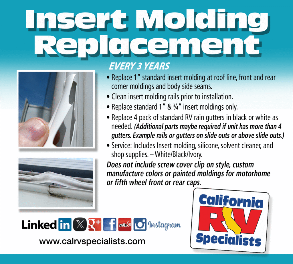 Insert Molding Replacement - California RV Specialists