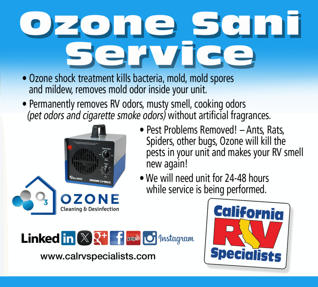 OzoneSaniService - California RV Specialists