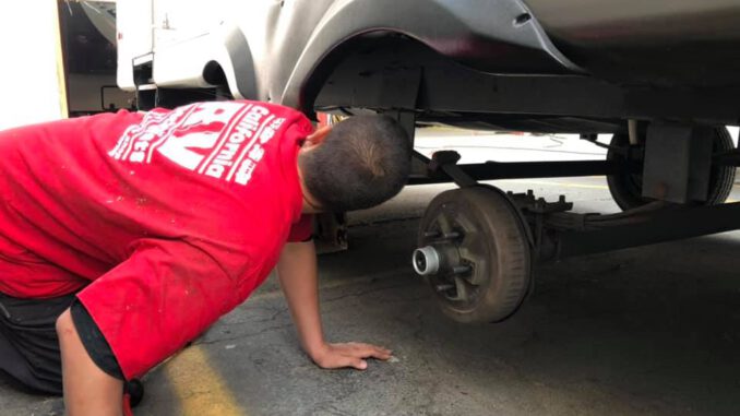 Tire Blow Out Damage