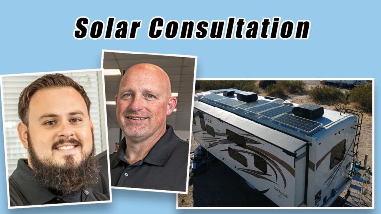 RV Solar Consultation – California RV Specialists in Lodi, CA