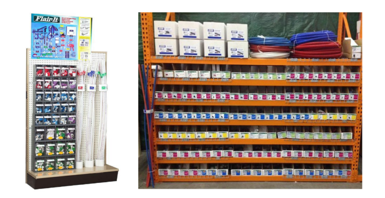 RV PEX Water Line Plumbing Fittings