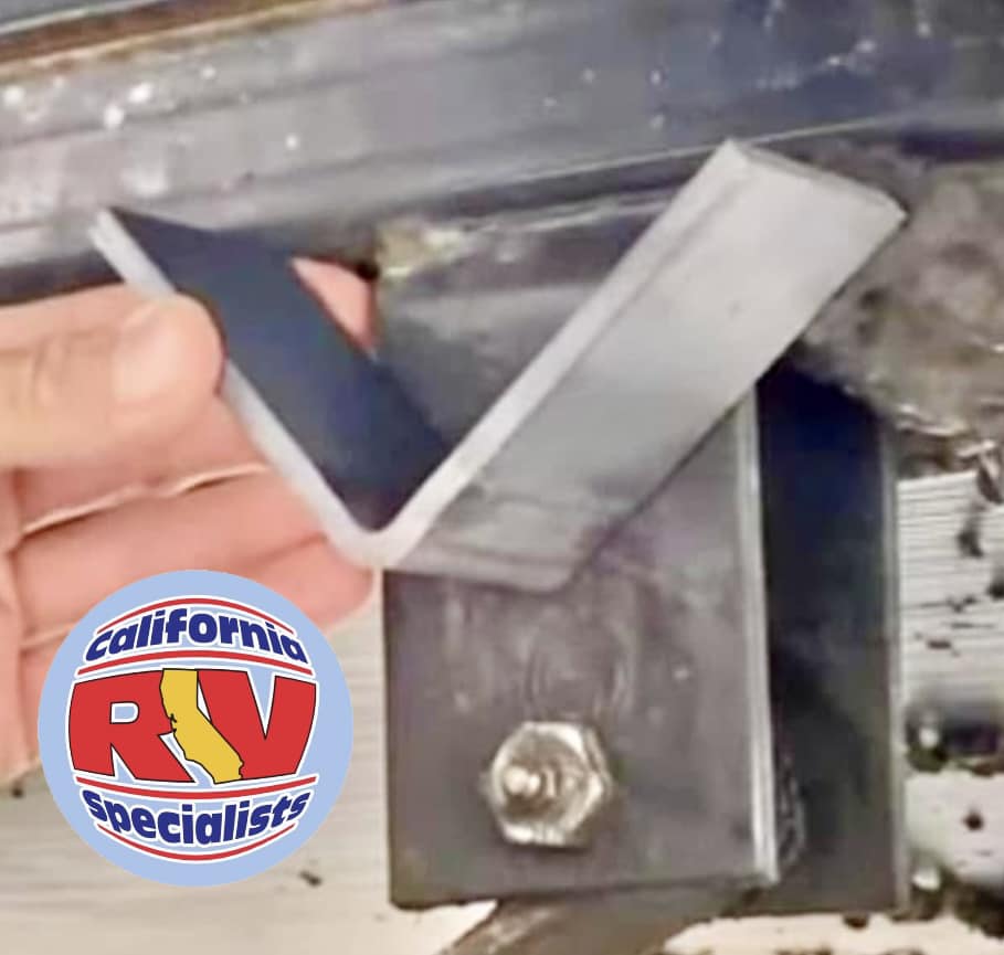 V Support Braces for RV Axle Hangers - California RV Specialists V Support Braces for RV Axle Hangers