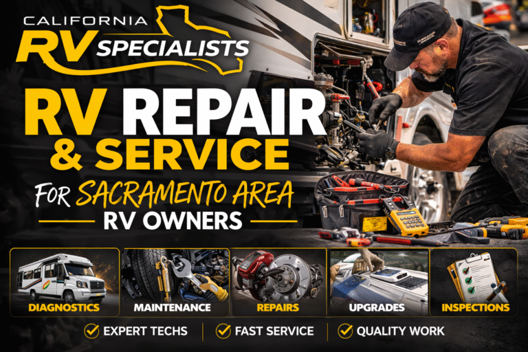RV Repair & Service for Sacramento Area RV Owners