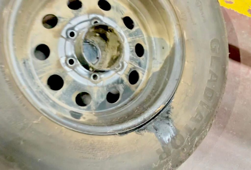 Grease tire 1 - California RV Specialists