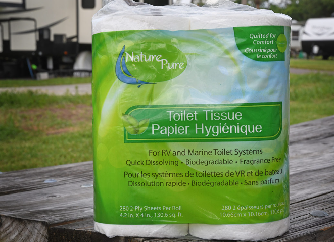 Nature Pure RV Toilet Paper Now In Stock