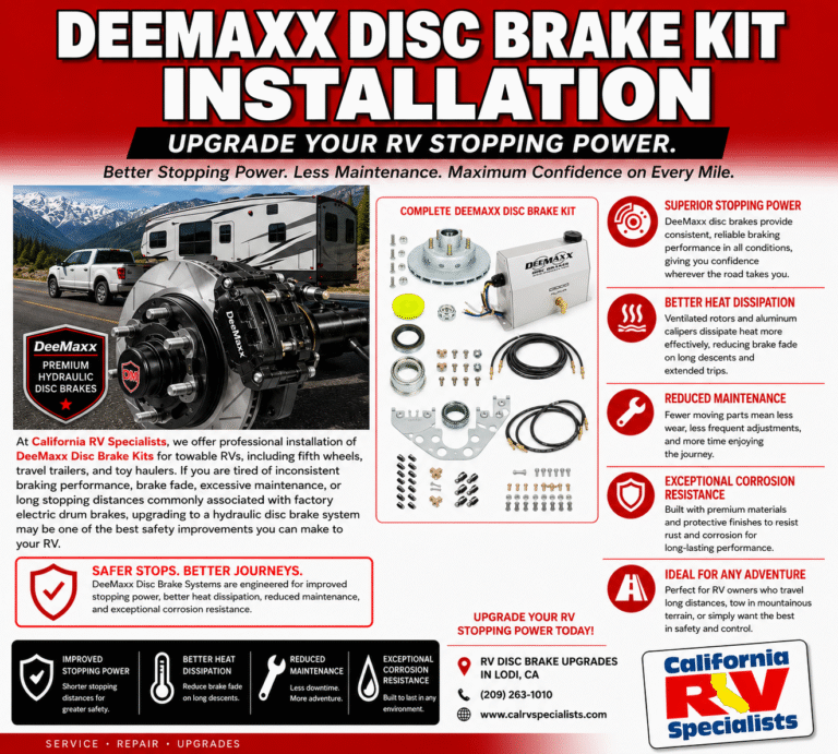 DeeMaxx Disc Brake Kit Installation for Towable RVs