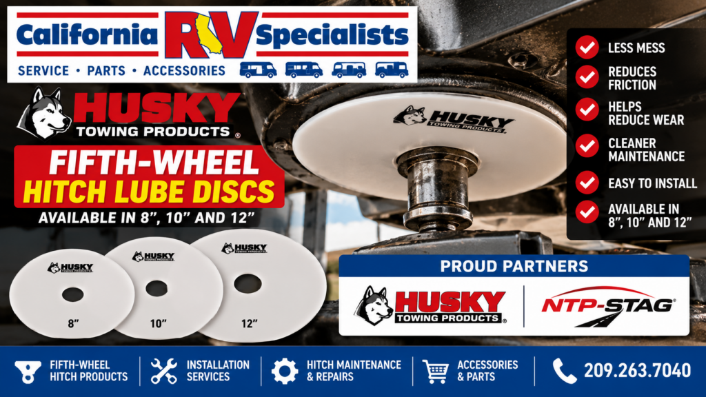 Husky Lube Disc add - California RV Specialists
