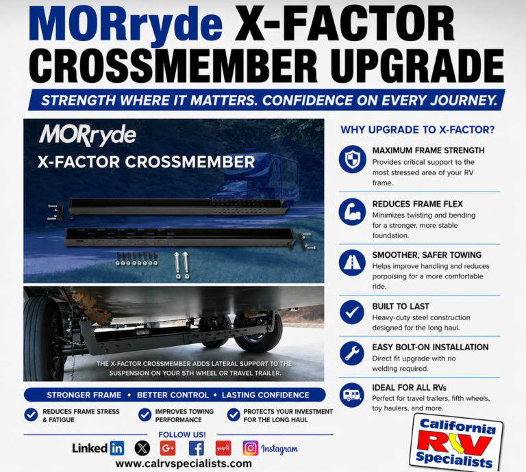 MORryde X-Factor Crossmember Installation – RV Frame Reinforcement, Benefits & Labor Time