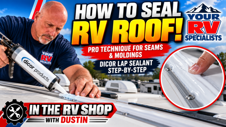 How to Properly Apply Dicor Lap Sealant to RV Roof Seams & Moldings