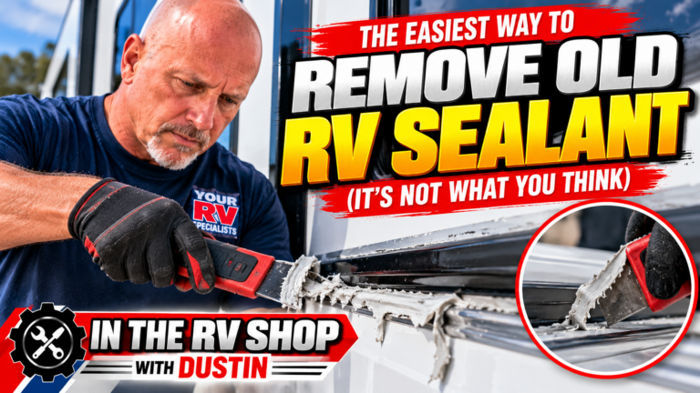 The Easiest Way to Remove Old RV Sealant Without Damaging Your RV
