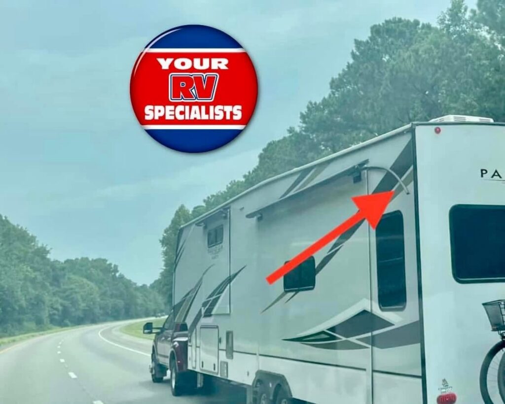 seal coming loose - California RV Specialists